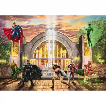 Thomas Kinkade Studios: DC Justice League - Teisingumo Rūmai, Dėlionė 1000 dalių