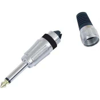 6,3 mm mono kištukas Omnitronic 30200694, nikeliuotas garso jungtis