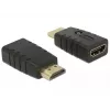 Adapteris HDMI (Kištukas) > HDMI (Lizdas), EDID emuliatorius (juodas)