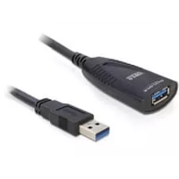 USB 3.0 aktyvus ilginimo kabelis DeLOCK 83089 5m juodas