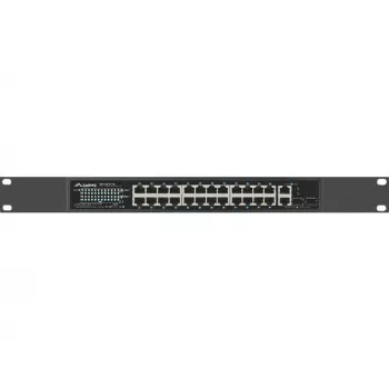 Lanberg Switch 24x 100MB DSP+/2x Combo Rack 19 360W V2