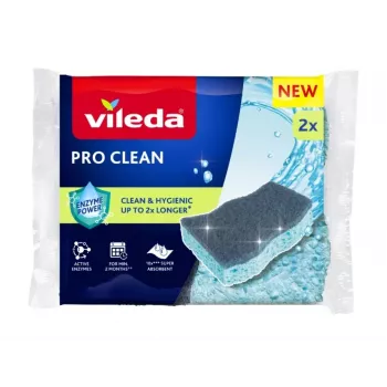 Vilties kempinė su fermentais Vileda Pro Clean 2 vnt.