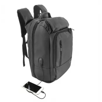 Kuprinė Tellur Notebook 17.3 colio Business XL su USB prievadu, juoda