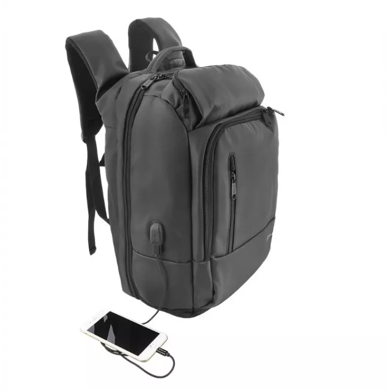 Kuprinė Tellur Notebook 17.3 colio Business XL su USB prievadu, juoda