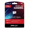 PNY microSD Express 256 GB microSDXC atminties kortelė UHS‑I Skaitymas 890 MB/s Rašymas 750 MB/s U3 V30