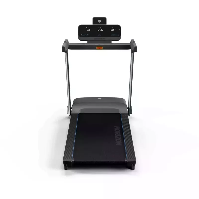 Sulankstomas elektrinis bėgimo takelis Horizon Fitness Evolve 3.0 — 16 km/h, 127×51 cm juosta, 12 programų, max vartotojo svoris 113 kg, LED ekranas