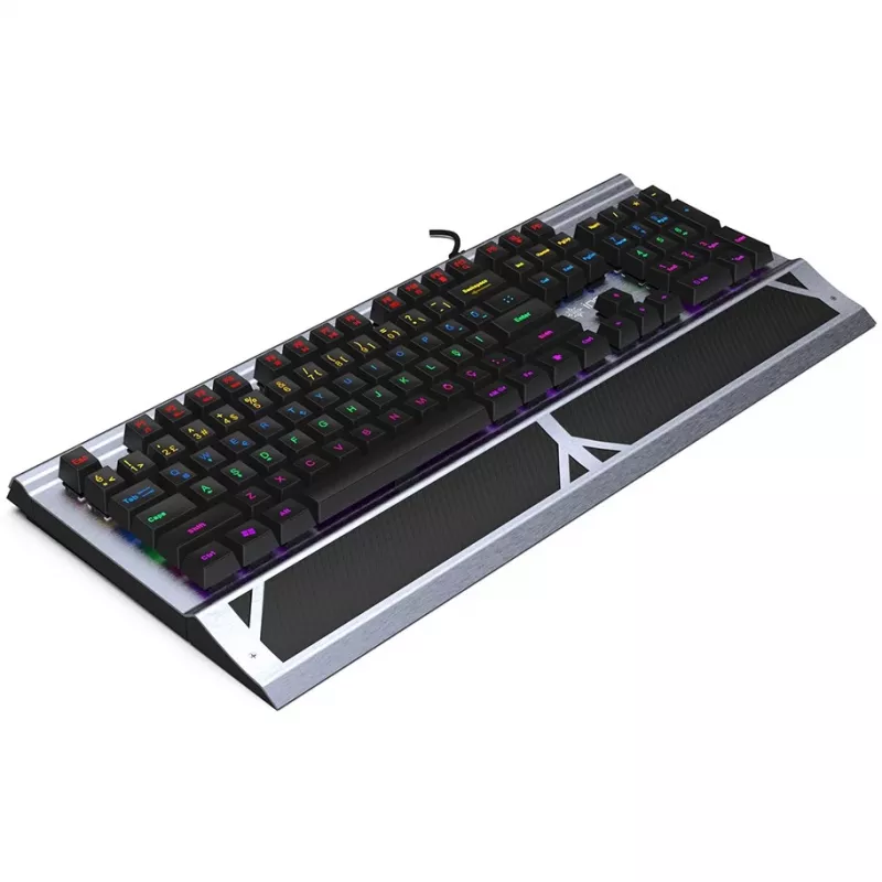 Incase Gaming Keyboard IKG-444 Mechaninė, RGB, vokiškas išdėstymas, mažmeninė pakuotė