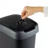 Rotho Twist 25 L stačiakampis polipropileninis šiukšlių konteineris — 25 L, 476×333×252 mm, juodas