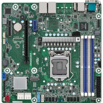 Pagrindinė plokštė ASRock E3C252D4U Intel C252 micro ATX LGA 1200, 4x DDR4 DIMM, max 32 GB, M.2, SATA, RAID5, Intel I210