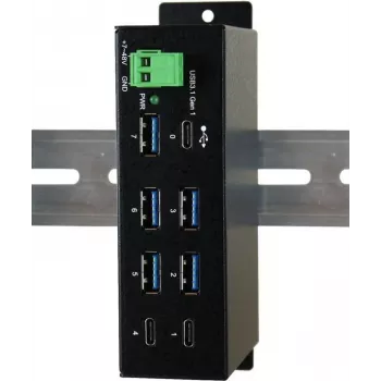 USB 3.2 Gen 1 šakotuvas EXSYS EX-1196HMS, 7 prievadai, metalinis korpusas