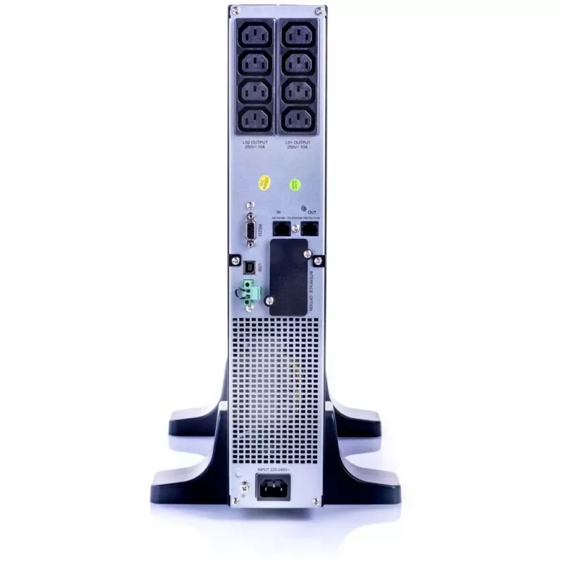 UPS 1500VA Linijinis-interaktyvus USB/RS232 LCD ekranas 48,30 cm (19 inch) / Bokštas - Nepertraukiamo maitinimo šaltinis (UPS) - 28 min. (All915019RT)