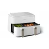 Philips 3000 serijos NA353/10 dviguba karšto oro gruzdintuvė 9 L 2750 W sidabrinė, balta