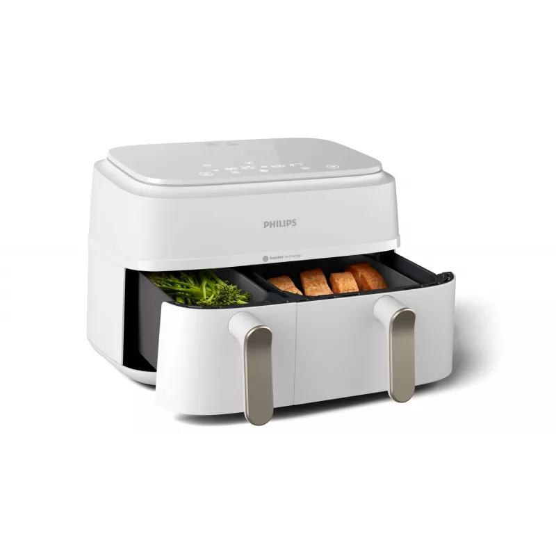 Philips 3000 serijos NA353/10 dviguba karšto oro gruzdintuvė 9 L 2750 W sidabrinė, balta