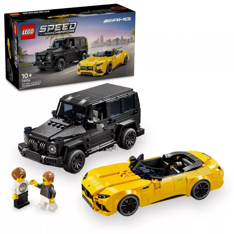 LEGO Speed Champions Mercedes-AMG G 63 & Mercedes-AMG SL 63 76924, Įvairiaspalvis