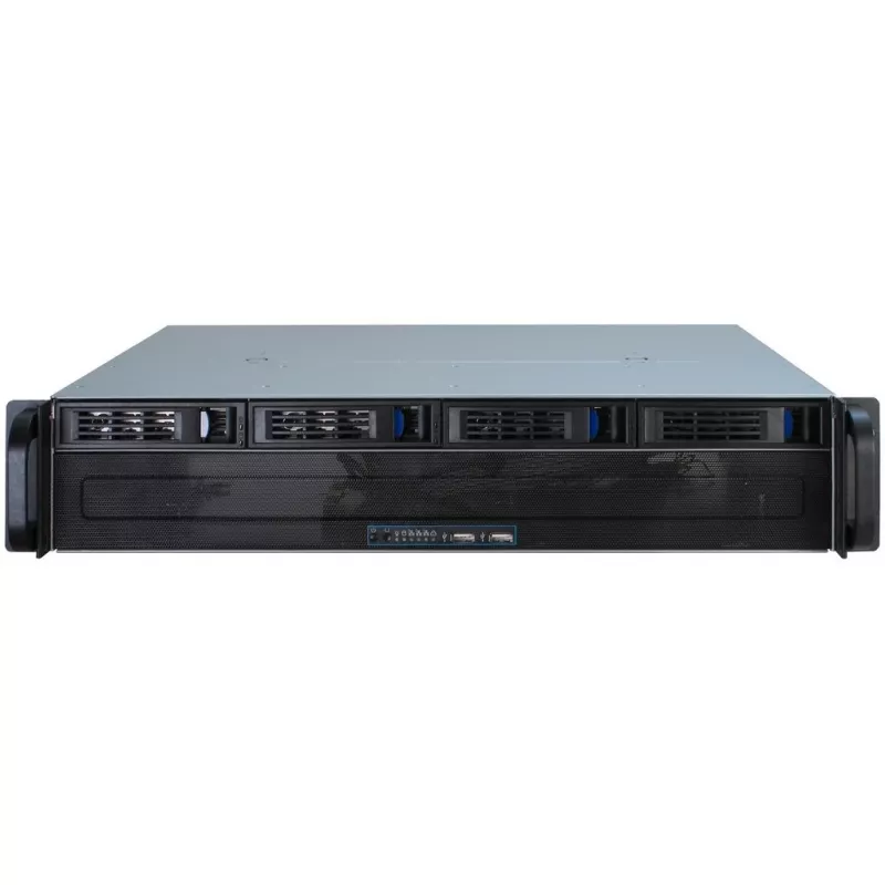 Inter-Tech IPC 2U-2404S – 19 colių stovo 2U korpusas micro ATX