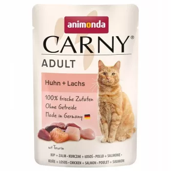 ANIMONDA Carny Adult Chicken and salmon šlapias kačių ėdalas 85 g