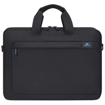 Portfelis Rivacase 8036 40,6 cm 16 colių juodas Nešimo rankena Pečių diržas