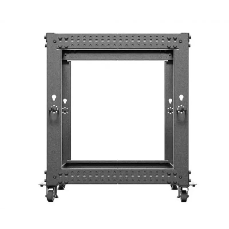 Atviras stovas LANBERG Open Rack OR01-6112-B 12U 600x600 reguliuojamas juodas