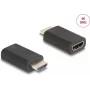 Delock 64325 HDMI 4K EDID emuliatorius erdvinei garso sistemai, juodas