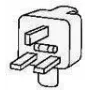Lenovo maitinimo laidas - BS 1363 (M) į IEC 60320 C13 - 1,8 m - Jungtinė Karalystė - IBM P275, ThinkCentre A50 8089