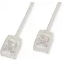 ROLINE UTP Patch Cable Cat.6A Ultra- trumpas RJ45 Pilka 2m - Tinklo - UTP (21.15.4402)