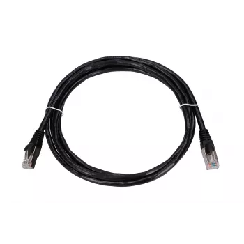 Tinklo kabelis Extralink LAN Patchcord Kat.5e RJ-45 2m Juodas