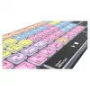 Mechaninio stiliaus pilno dydžio klaviatūra LogicKeyboard LKB-PT-TPC, USB + Bluetooth, QWERTZ vokiškas, juoda