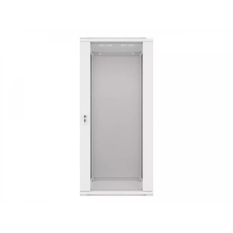 Lanberg sieninis montavimo stovas 19'' 27U 600x600mm pilkas (stiklinės durys)