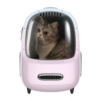 Išmanusis nešiojamas krepšys katėms PetKit Pink
