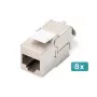 Digitus CAT 6A ekranuotas keystone modulis be įrankių 8 vnt.