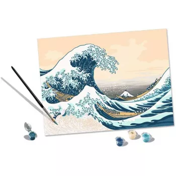 Tapybos rinkinys Ravensburger CreArt ART Collection The Great Wave Hokusai 23690 – piešimas pagal numerius