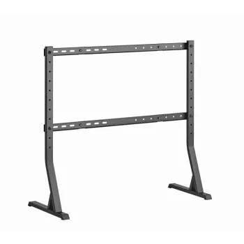 Ant grindų TV stovas GEMBIRD TVS-D90F-01 45–90 colių televizoriams, plieninis, fiksuoto aukščio, VESA 200x200–800x400, maks. apkrova 60 kg, 970×800×525 mm