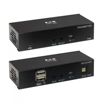 Eaton Tripp Lite Series USB-C į HDMI per Cat6 prailginimo rinkinys su KVM palaikymu, 4K 60Hz, 4:4:4, siųstuvas/imtuvas, USB, PoC, HDCP 2.2, iki 70 m, TAA