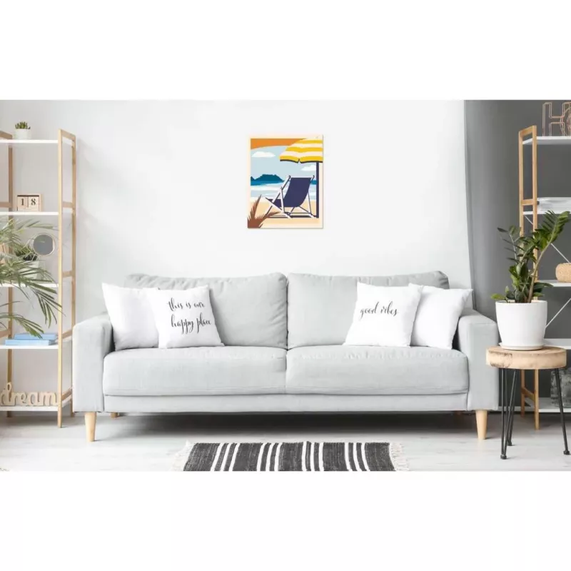 Spalvinimo rinkinys Ravensburger CreArt – Poilsis paplūdimyje (23897) meno rinkinys