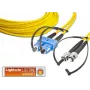 Lightwin LDP-09 SC-ST 1.0 šviesolaidinis kabelis 1 m LSOH OS2 2x SC 2x ST geltonas (LDP-09 SC-ST 1.0)