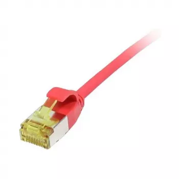 Pataisinis kabelis RJ45, CAT6A 500MHz, 0,15 m, raudonas, U/FTP, plonas apvalus d=3,8 mm, TPE/LSZH (Superflex), AWG32, su Cat.7 žaliava, Synergy 21 (S217340V3)