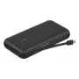 Belkin BPB024HQBK 10 000 mAh nešiojamas įkroviklis su integruotu USB-C laidu, 20 W