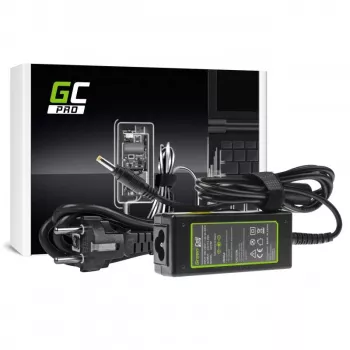 Maitinimo adapteris Green Cell AD76P 45W, skirtas Lenovo nešiojamiesiems kompiuteriams, 20V 2,25A, AC–DC, 100–240V įėjimas, juodas