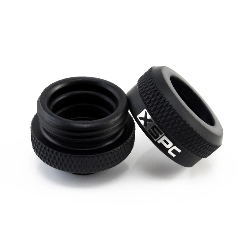 XSPC Jungtis G1/4 į 14mm kietą vamzdelį, juoda matinė - 8 vnt.