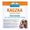 PETITTO Duck Kebab šunų skanėstai 500 g — minkšti mokymo kąsneliai su antienos skoniu