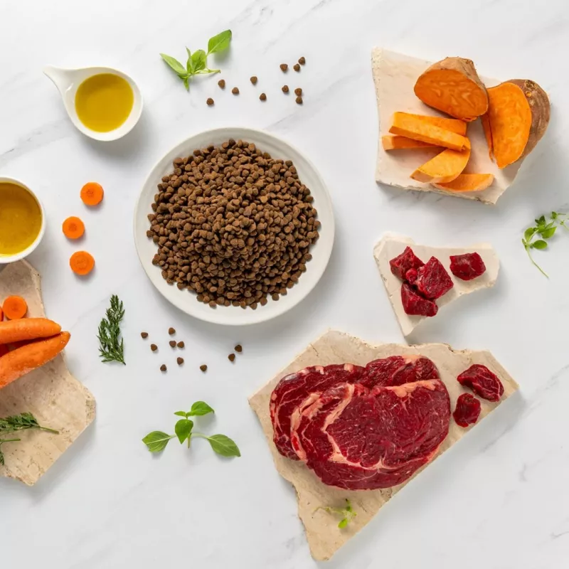VETEXPERT RAW PALEO Ultra Mini Puppy su jautiena, sausas šuniukų ėdalas mažoms veislėms, 2 kg