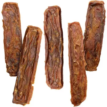 Vitakraft Pure Beef Strips 80 g šunų skanėstas — vienas ingredientas jautiena, be grūdų, be glitimo