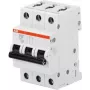 Automatinis jungiklis ABB S203M-C16, C charakteristika, 3 polių, 3 moduliai, 16 A