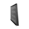 Extralink SHELF 1U – juoda metalinė lentyna 19 colių sieninėms spintoms, 300 mm