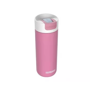 Termopuodis Kambukka 500 ml nerūdijantis plienas BE0111-02028, vakuuminė izoliacija, sandarus dangtelis Snapclean, rožinis