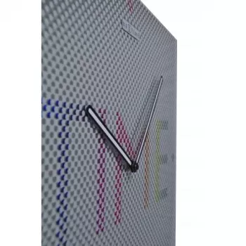 NeXtime klok 8165 Mistery - Time, 43x43 cm, sieninis, metalinis