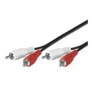 Wentronic Goobay RCA jungiamasis laidas, 20 m – 2x RCA kištukas (kairė/dešinė) > 2x RCA kištukas (kairė/dešinė) (50341)