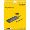 DeLOCK 63410 USB 3.2 Gen 1 Type-C 7 prievadų USB-C šakotuvas, mėlynas, 5000 Mbit/s