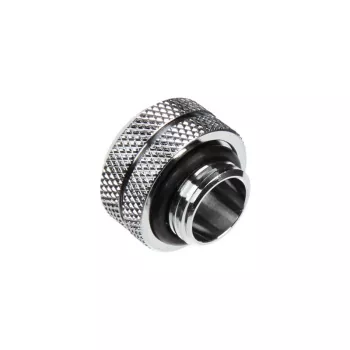 Bitspower Multi-Link Adapter Connector tiesus G1/4 colio AG į 12 mm AD kietąjį vamzdelį - sidabrinis blizgus
