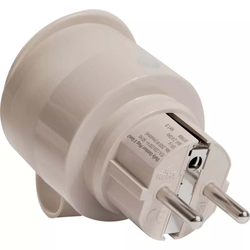 Shelly Outdoor Plug S Gen3 išmanusis kištukas Mocha
